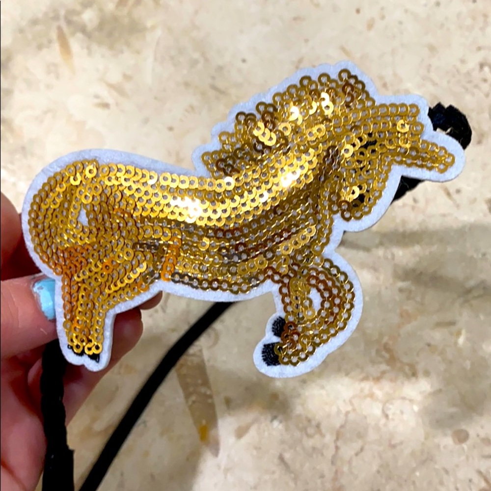 ✨B2G2✨ Sparkly Hand Made Unicorn Sequin Headband ☺️